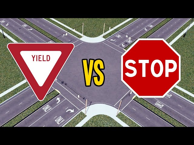 Experimenting with Yield & Stop to Fix Traffic in Cities Skylines!