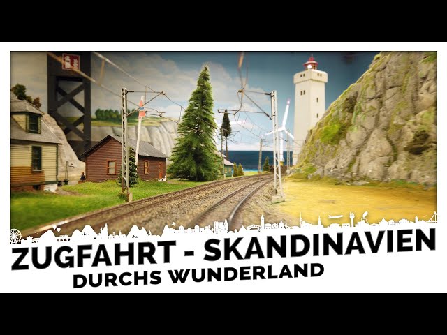 ICE-COLD CAMERA TRAIN TRIP through snowy Scandinavia (without overlay) | Miniatur Wunderland