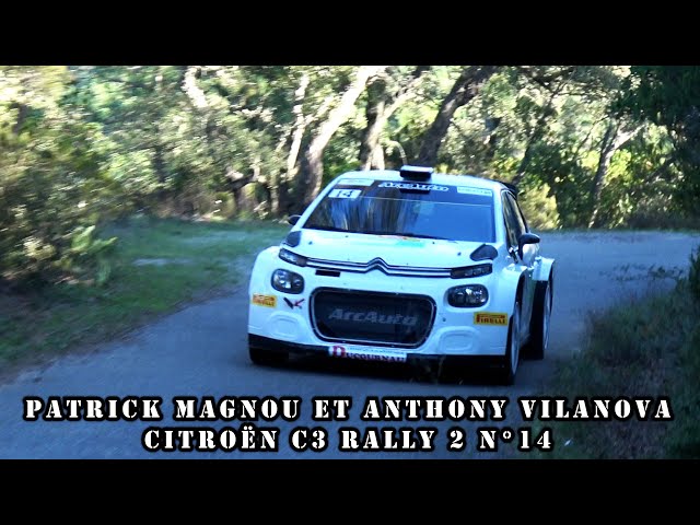 Rallye du Var 2023 - Citroën C3 Rally2 N°14 - Patrick MAGNOU et Anthony VILANOVA