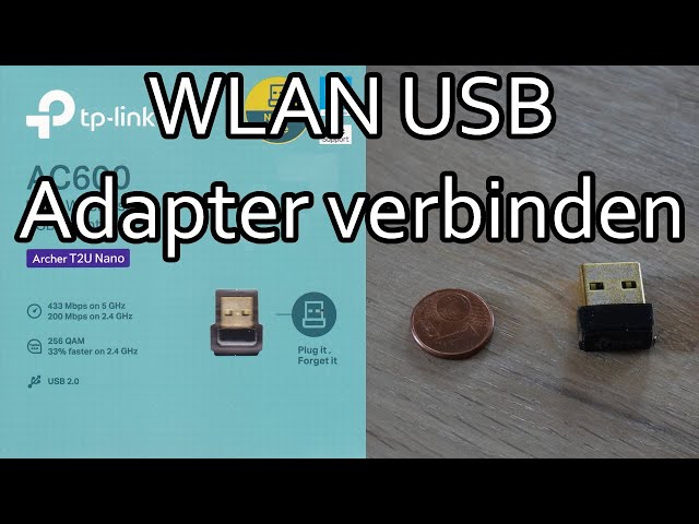 TP-Link WLAN USB Adapter verbinden