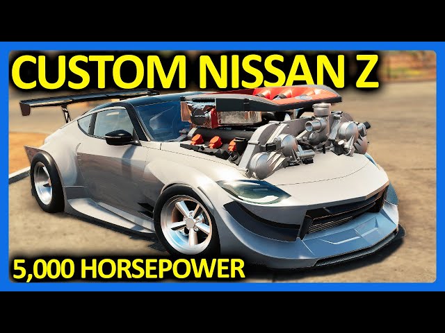 I Built a 5,000 Horsepower Nissan Z in Car Mechanic Simulator