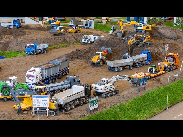 MEGA RC Truck & RC Construction SHOW with RC BUS Highlight