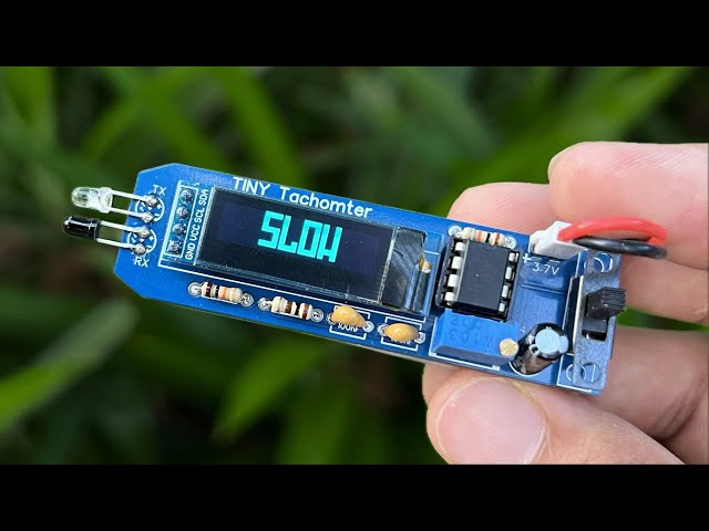 Tiny Tachometer | ATtiny13A powered RPM meter
