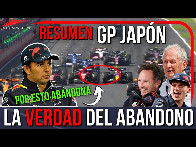 El SECRETO del Abandono de CHECO PEREZ | Resumen GP Japon 2023 Formula 1