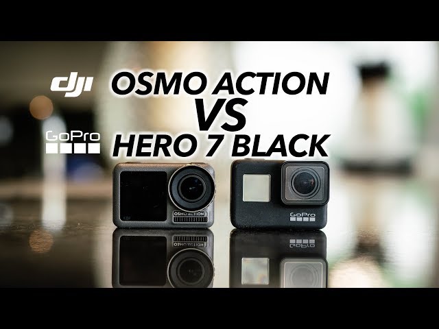 DJI Osmo Action (GOPRO HERO 7 BLACK COMPARISON)