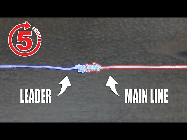 How to tie LINE TO LINE fishing knot! Double Uni | Gale Force Twins