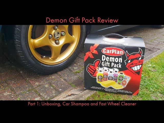 Demon Gift Pack Review Part 1: Unboxing, Car Shampoo and Fast Wheel Cleaner