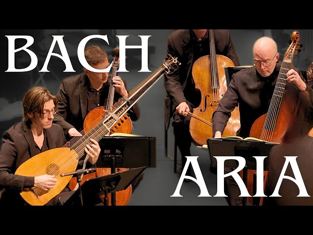 J.S. Bach Aria with Lute - Live Performance