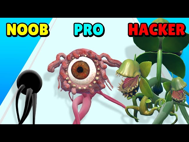 NOOB vs PRO vs HACKER in Alien Run 3D