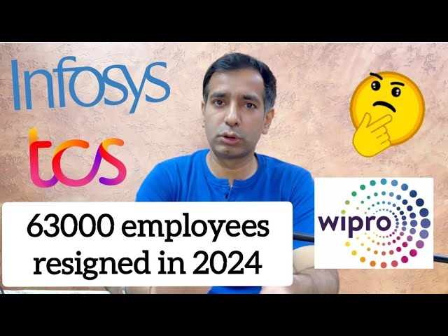 63000 employees resigned in 2024 | TCS infosys Wipro | Corporate News | Layoffs and Recession