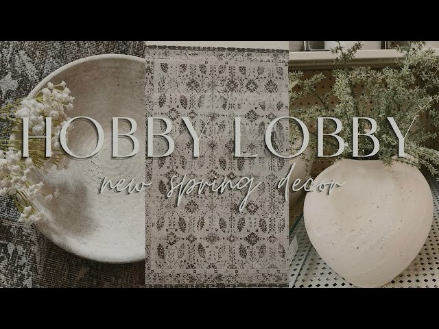 2024 NEW HOBBY LOBBY  SHOP WITH ME + hobby lobby haul