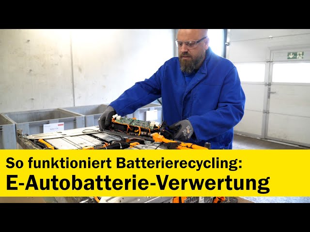 E-Auto-Batterien - so funktioniert Recycling | ÖAMTC