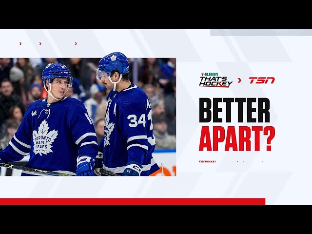 WOULD THE LEAFS BE BETTER OFF SPLITTING UP MATTHEWS & MARNER?