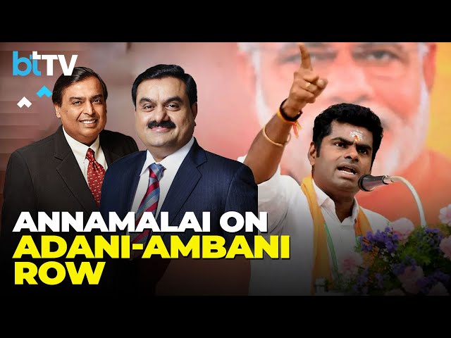 "For Congress Ambani-Adani Are Dirty Words...", K Annamalai Slams The Opposition