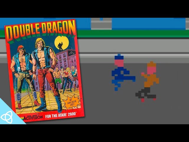 Double Dragon (Atari 2600 Gameplay) | Demakes #2