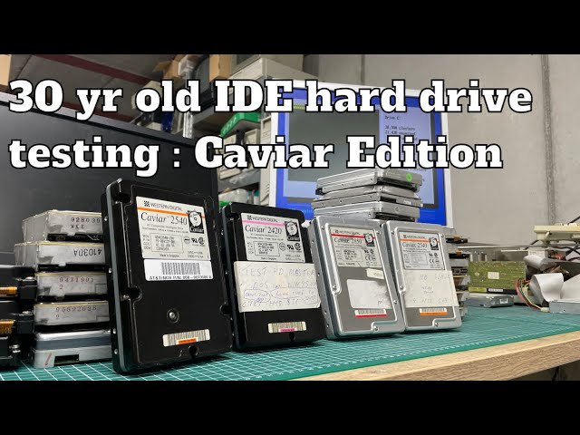 30 yr old Hard Drives : Caviar Edition