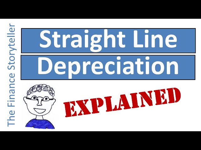 Straight line depreciation