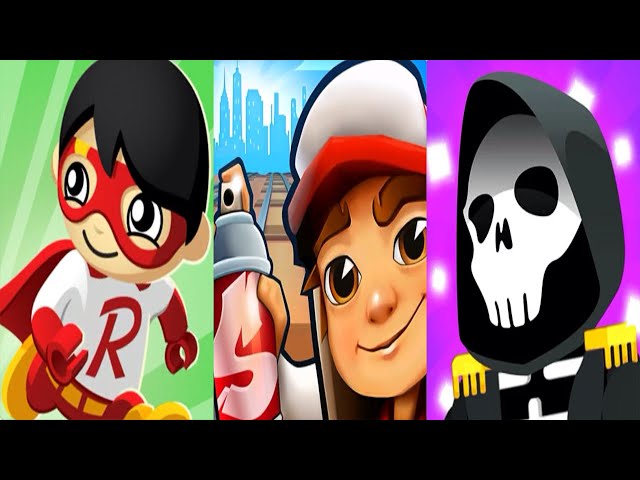 Tag with Ryan vs Subway Surfers vs Death Incoming! iPad Gameplay HD