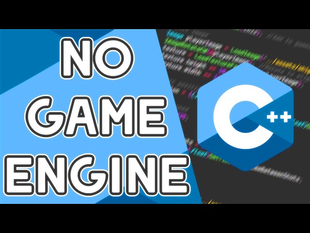 Learning C++ and making a GAME WITHOUT A GAME ENGINE