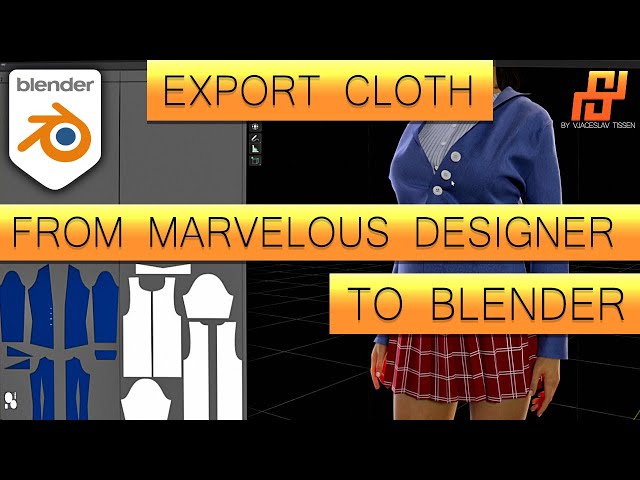 Marvelous Designer to Blender - Simply Material | Fashion Design