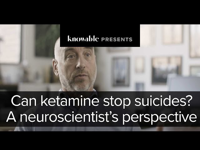 Can ketamine stop suicides? A neuroscientist's perspective