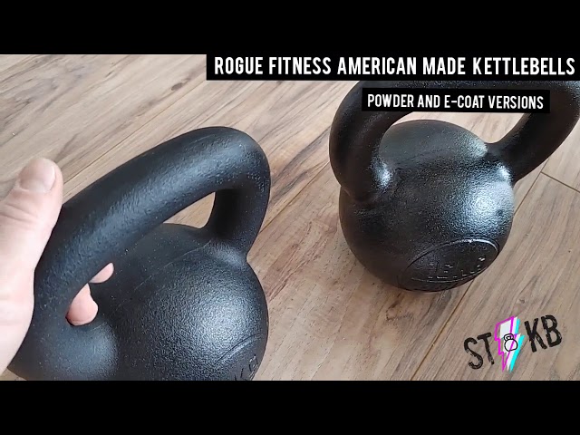 ROGUE Fitness American Made Kettlebells : STRANGE DIFFERENCES BETWEEN POWDER AND E COAT VERSIONS ?