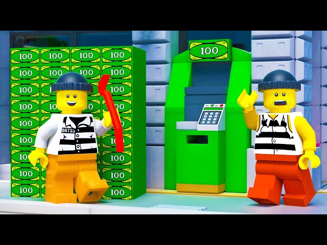 LEGO City ATM Robbery Fail - The Homeless