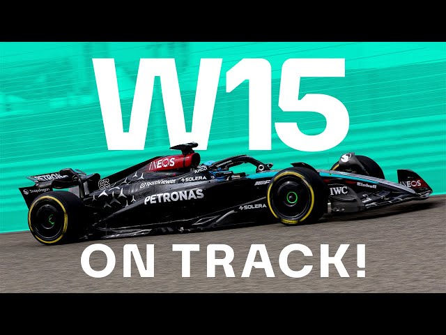 The Next Phase | Mercedes F1 W15 Hits the Track!