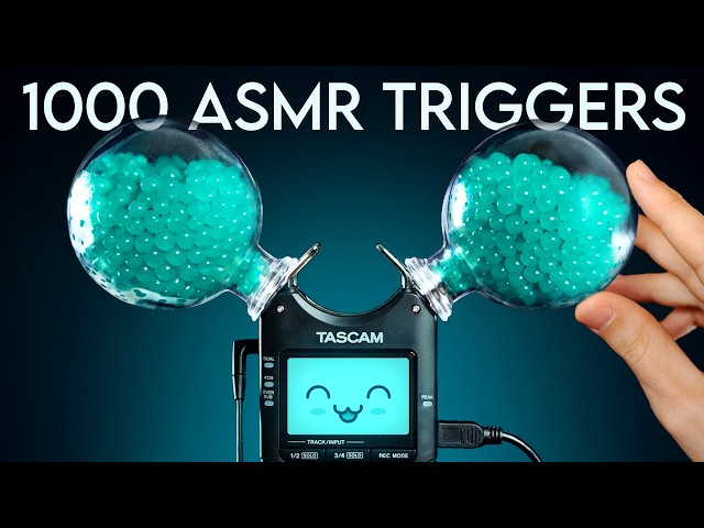ASMR 1000+ Triggers for People with ZERO Attention Span feat. Toshi the Tascam (No Talking)