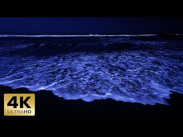 Relaxing Ocean Wave Sounds For Deep Sleep 4K | Best White Noise To Relax, Study, Meditation & Sleep
