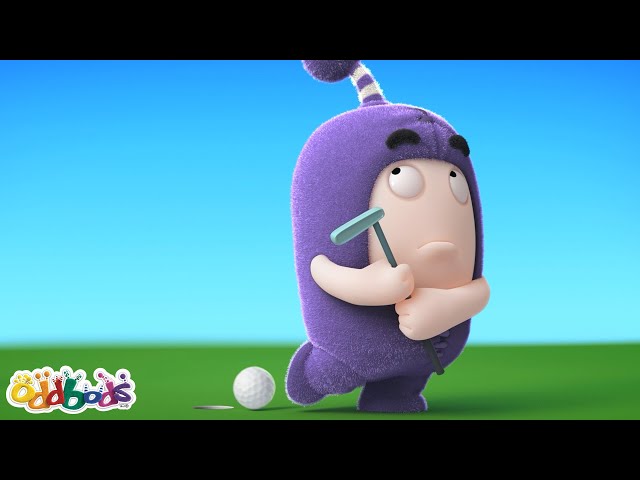 Golfing Fun! | Oddbods | Learn ABC 123 | Fun Cartoons | Moonbug Kids