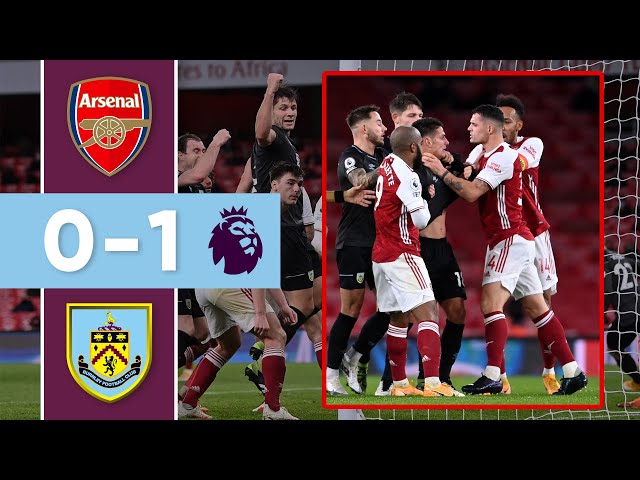 XHAKA SEES RED | HIGHLIGHTS | Arsenal v Burnley