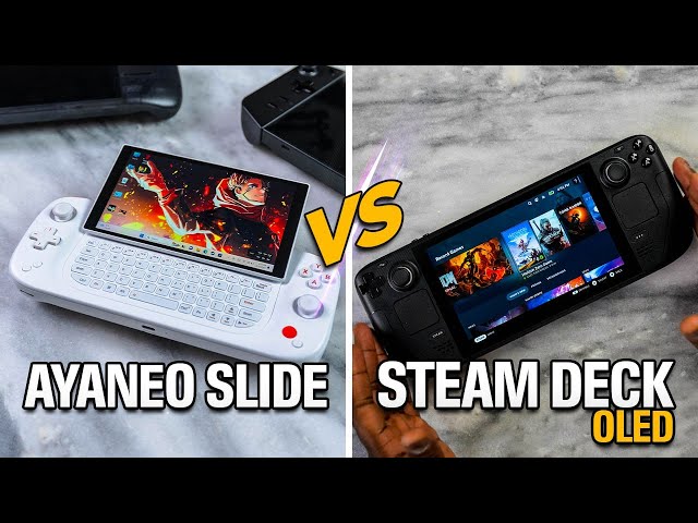 Ayaneo Slide vs SteamDeck OLED: A New Kind of PC Portable