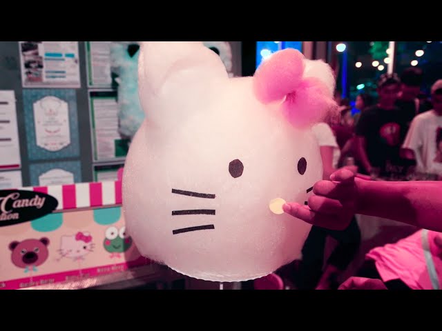 Hello Kitty Cotton Candy Art ハローキティ