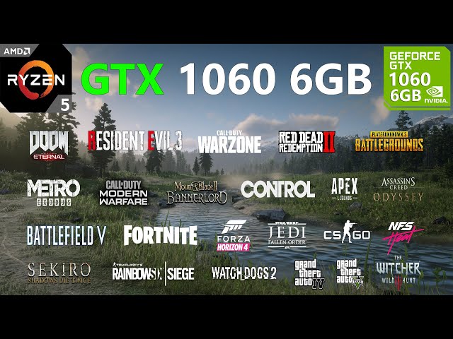 GTX 1060 6GB Test in 26 Games in 2020
