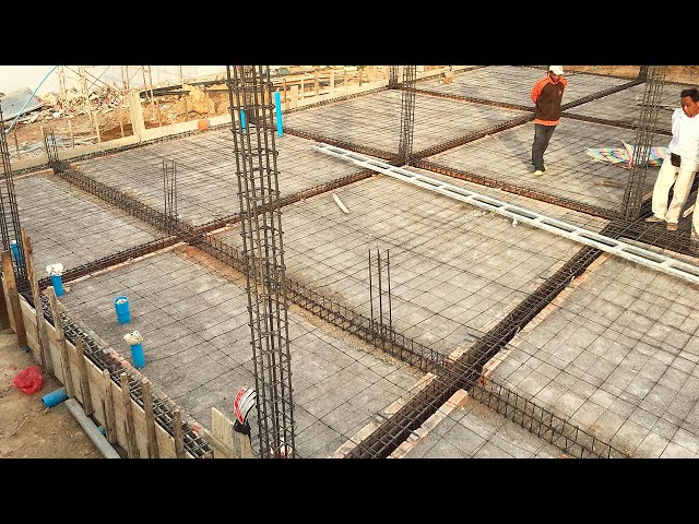 Construction Work ! How to make The Foundations of a House - Amazing