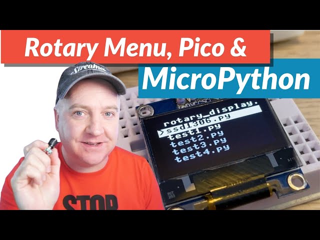 Rotary Display Menu for Raspberry Pi Pico in MicroPython