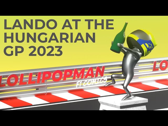Lando at the Hungarian GP 2023 | Formula 1 Animated Comedy