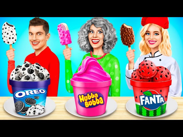 Me vs Grandma Cooking Challenge | Cake Decorating Funny Challenge by YUMMY JELLY