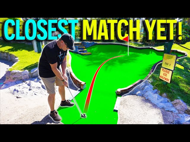 This Mini Golf Course is MASSIVE! - Epic Holes in One!