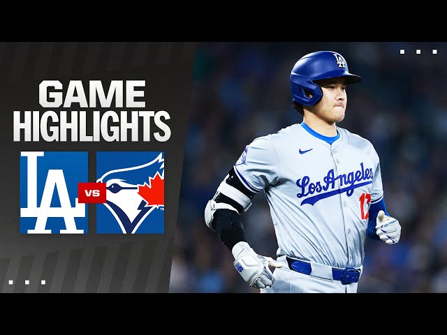 Dodgers vs. Blue Jays Game Highlights (4/27/24) | MLB Highlights