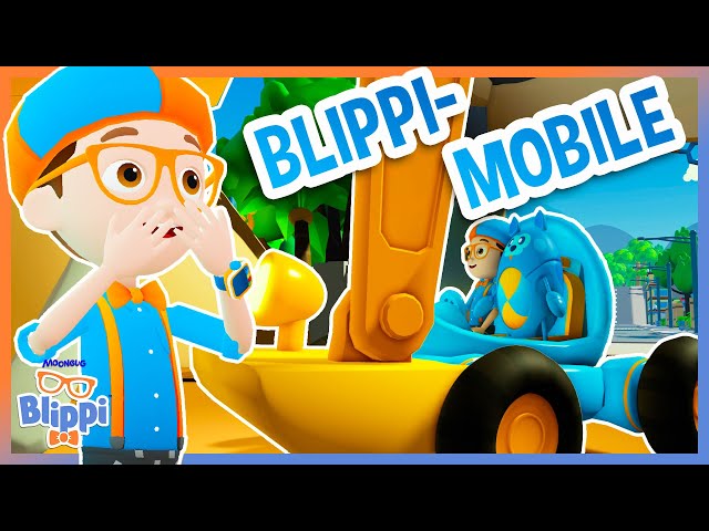 Blippi's Epic Adventure in the Blippi Mobile! | Blippi Roblox | Educational Videos for Kids