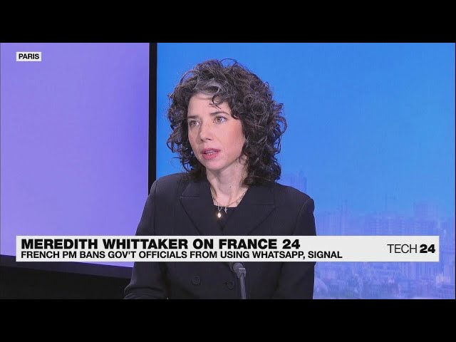 Signal hits back at French government ban on popular messaging apps • FRANCE 24 English