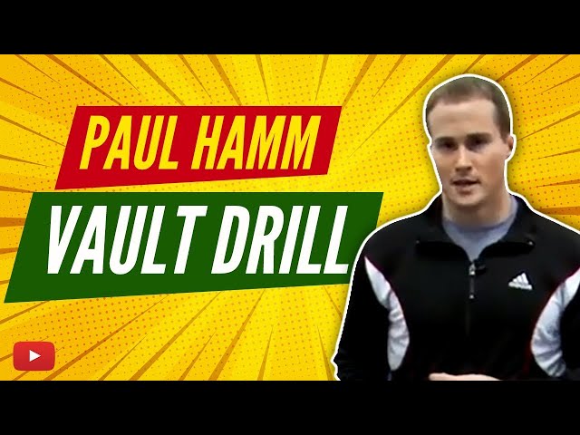 Gymnastics Vault Tips and Drills from Paul Hamm   Straight Jump off the Springboard