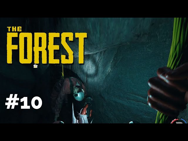 WE FIND A KEYCARD IN THE WATERALL CAVE | The Forest | EP 10