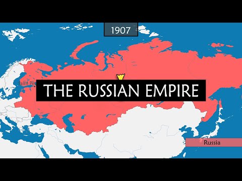 The Russian Empire - Summary on a map