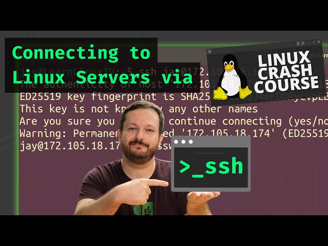 Linux Crash Course - Connecting to Linux Servers via SSH
