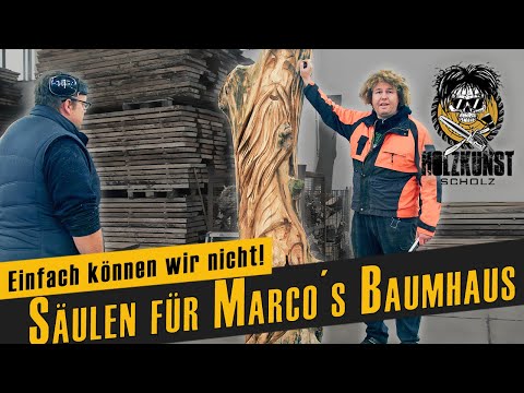 Baumhaus-Bau für Marco Degenhardt