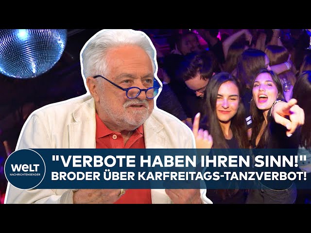 HENRYK M. BRODER: "Lächerliches Engagement!" Grüne und Jusos gegen Karfreitags-Tanzverbot!