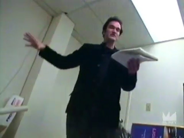 Quentin Tarantino reads early draft of "Kill Bill" to Robert Rodriguez (1994)